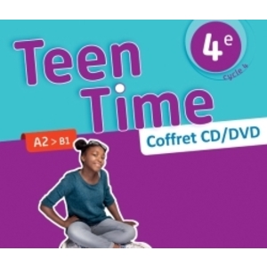 TEEN TIME ANGLAIS CYCLE 4 / 4E - COFFRET CD/DVD CLASSE - ED. 2017