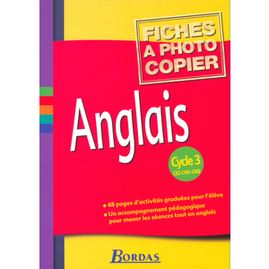 ANGLAIS CYCLE 3 REPROFICHES