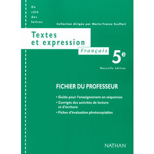 FRANCAIS 5E TEXTES EXPRES PROF