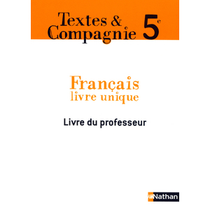 TEXTES & COMPAGNIE 5E 2006 PROFESSEUR
