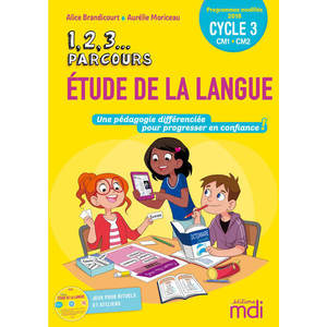 1,2,3 PARCOURS... ETUDE DE LA LANGUE - FRANCAIS - FICHIER CM1-CM2 + CD 2019