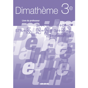 DIMATHEME 3E (ED.2008) LIVRE DU PROFESSEUR - VERSION PAPIER