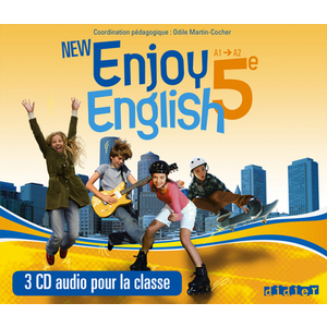 NEW ENJOY ENGLISH 5E - COFFRET - CD AUDIO CLASSE