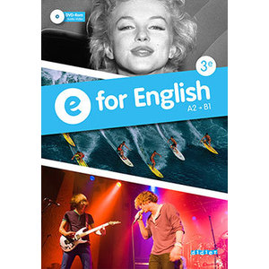 E FOR ENGLISH 3E - LIVRE + DVD-ROM