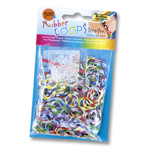 RUBBER LOOPS - SACHET DE 500 PIECES MULTICOL.