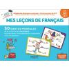 MES LECONS DE FRANCAIS CP  CE1  CE2 - 50 CARTES MENTALES POUR COMPRENDRE FACILEMENT LA GRAMMAIRE, L'