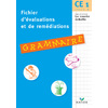 FICHIER D'EVALUATIONS ET DE REMEDIATIONS - GRAMMAIRE CE1