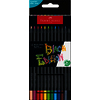 BLACK EDITION 12 CRAYONS COULEURS COLORIS ASSORTIS