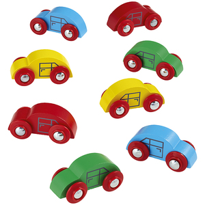 PP- VOITURES EN BOIS - LOT DE 24