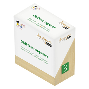 MONTESSORI PAR NATHAN - CHIFFRES RUGUEUX DE 0 A 9