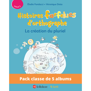 PACK DE 5 EX HISTOIRES FARFELUES D'ORTHOGRAPHE - LA CREATION DU PLURIEL