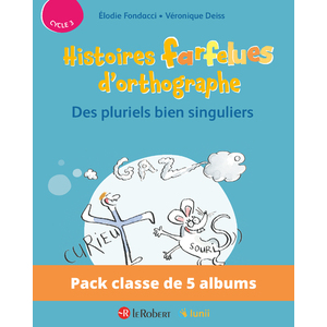 PACK DE 5 EX HISTOIRES FARFELUES D'ORTHOGRAPHE - DES PLURIELS BIEN SINGULIERS