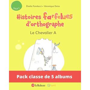 PACK DE 5 EX HISTOIRES FARFELUES D'ORTHOGRAPHE - LE CHEVALIER A