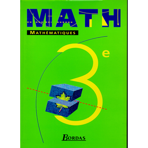 MATHS 3EME ELEVE 1999