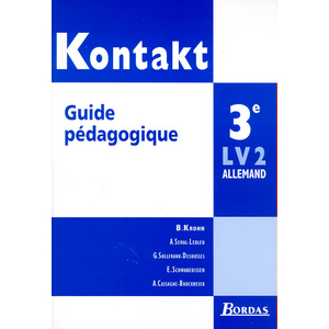 KONTAKT 3E LV2 GUIDE DU PROFESSEUR 1999