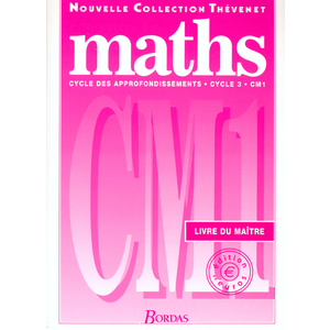 MATHS CM1 LIVRE DU PROFESSEUR EURO