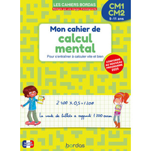 MON CAHIER DE CALCUL MENTAL CM1-CM2