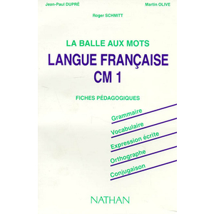 NOUVELLE BALLE AUX MOTS CM1 MAITRE