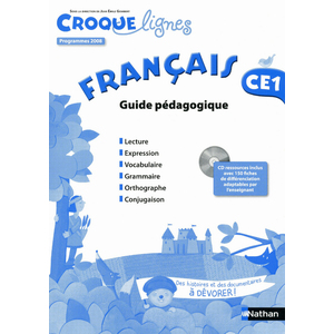 CROQUE-LIGNES -GUIDE PEDAGOGIQUE - CE1