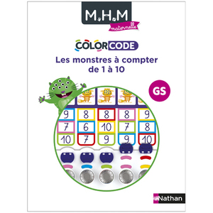 MHM - MATERNELLE ET COLORCODE GS - LES MONSTRES A COMPTER DE 1 A 10