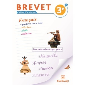 MON CAHIER DE FRANCAIS 3E SPECIAL BREVET