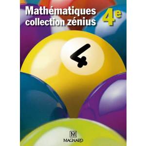 4E ZENIUS MATHEMATIQUES PETIT FORMAT
