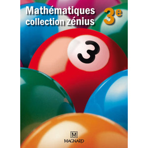 3E ZENIUS MATHEMATIQUES PETIT FORMAT