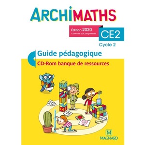ARCHIMATHS CE2 (2020) - BANQUE DE RESSOURCES DU FICHIER SUR CD-ROM AVEC GUIDE PEDAGOGIQUE PAPIER