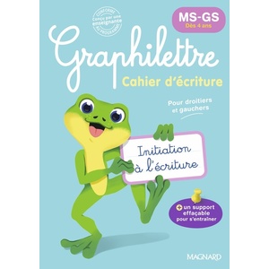 GRAPHILETTRE CAHIER DECRITURE MS-GS