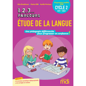 MDI - 1,2,3 PARCOURS... ETUDE DE LA LANGUE - FICHIER CE + CD 2020