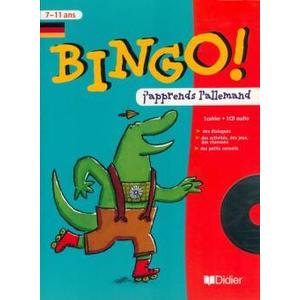 BINGO ! 1 - CAHIER + CD AUDIO - J'APPRENDS L'ALLEMAND