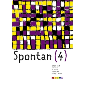 SPONTAN 4 PALIER 2 - 2E ANNEE LV1/LV2 - LIVRE + CD MP3