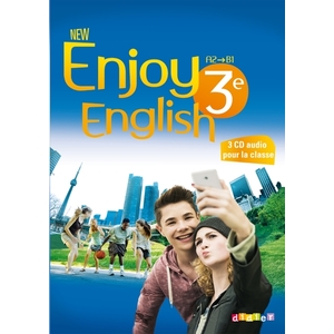 NEW ENJOY ENGLISH 3E - COFFRET CLASSE 3 - CD AUDIO  + 1 DVD
