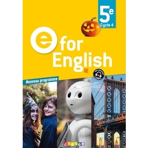E FOR ENGLISH 5E (ED. 2017) - LIVRE