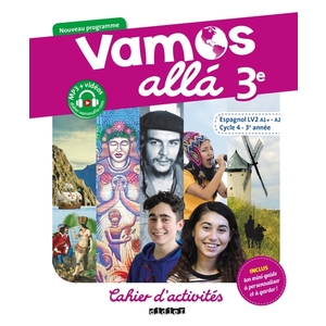 VAMOS ALLA 3E LV2 - CAHIER - VERSION PAPIER