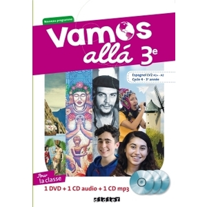 VAMOS ALLA 3E LV2 - COFFRET CLASSE 2 CD AUDIO + 1 DVD