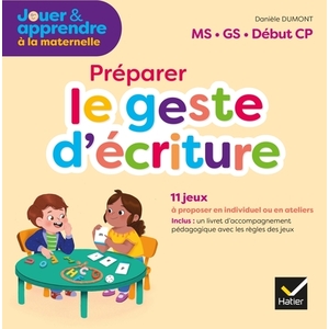 JOUER & APPRENDRE FRANCAIS MATERNELLE PS, MS, GS ED 2021 BOITE DE JEUX LE GESTE D'ECRITURE