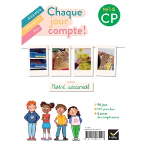 CHAQUE JOUR COMPTE - MATHS CP ED. 2022 - LES ATELIERS : JEUX AUTOCORRECTIFS