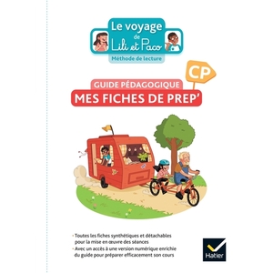 LE VOYAGE DE LILI ET PACO CP - METHODE DE LECTURE - ED. 2023 - GUIDE PEDAGOGIQUE + NUMERIQUE