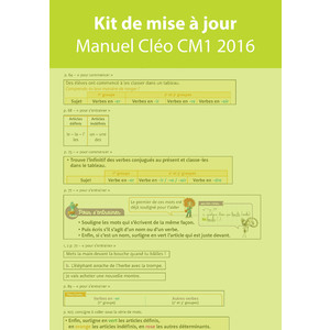 KIT MISE A JOUR CLEO CM1 - PACK DE 5