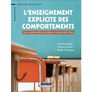 ENSEIGNEMENT EXPLICITE DES COMPORTEMENTS