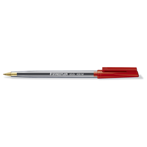 STYLO-BILLE STICK 430 M  POINTE MOYENNE ROUGE