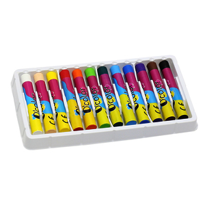 12 PASTELS ? L'HUILE 10MMX7CM COLORIS ASSORTIS