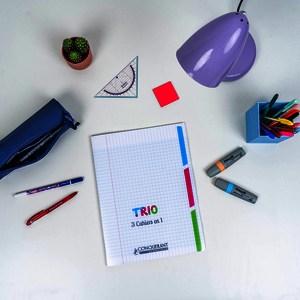 CAHIER 3 EN 1 PP 17X22 96P SÉYÈS