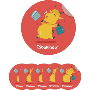 10 GOMMETTES POUR BOOKINOU