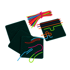 PLAQUES SENSORIELLES AVEC LACETS