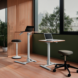 1 BUREAU ASSIS DEBOUT PLIABLE