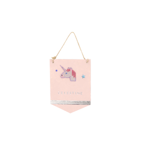 SUSPENSION FANION 1 POINTE BOIS