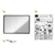 1 VITRINE PREMIUM PLUS INTERIEUR MAGNETIQUE 27 FEUILLES A4