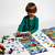 PUZZLE + LES TRANSPORTS 62 PIECES + 32 CARTES ILLUSTREES